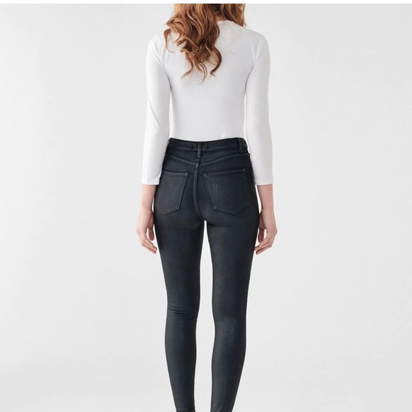 DL1961 - Chrissy Ultra High Rise Instasculpt Ankle Skinny in Graphite - Picture 10 of 14